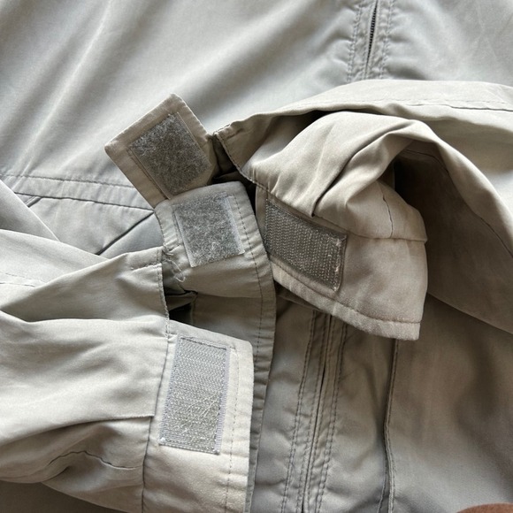 Dockers Windbreaker Jacket Mens Large Green Full Zip Workwear Utility Tactical - Picture 10 of 11